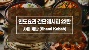 인도요리 간단레시피 22탄 샤미 케밥 (Shami Kebab)
